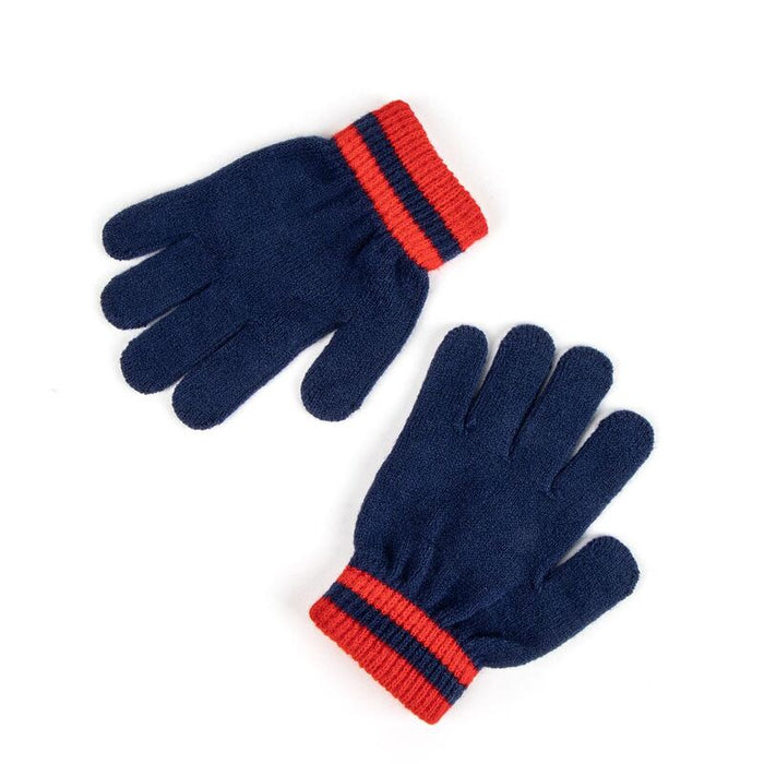 Marvel Spiderman winter set snood hat gloves-4