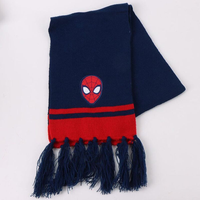 Marvel Spiderman winter set snood hat gloves-4