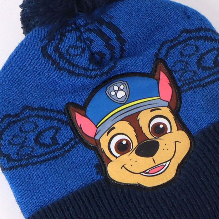 Paw Patrol winter set snood hat gloves-5