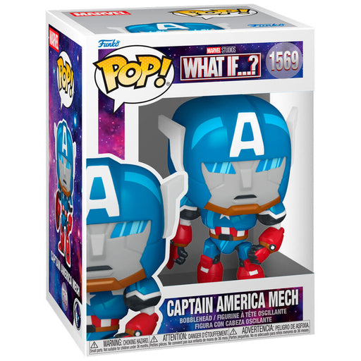 POP figure Marvel What If..? Captain America Mech-1