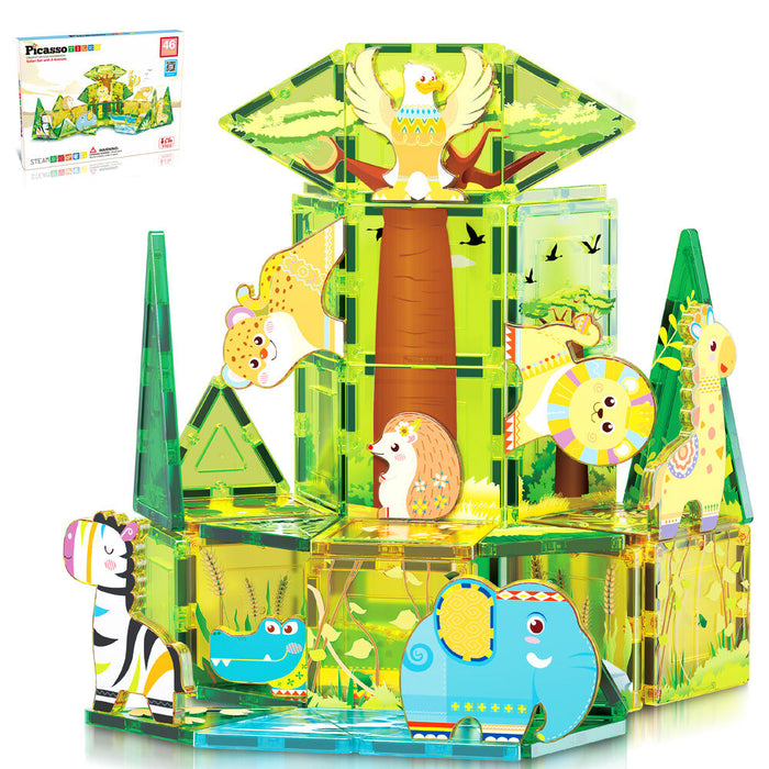 Safari magnetic blocks + 8 figures-2