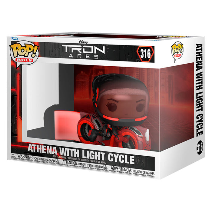 POP figure Rides Disney Tron Ares Athena with Light Cycle-2