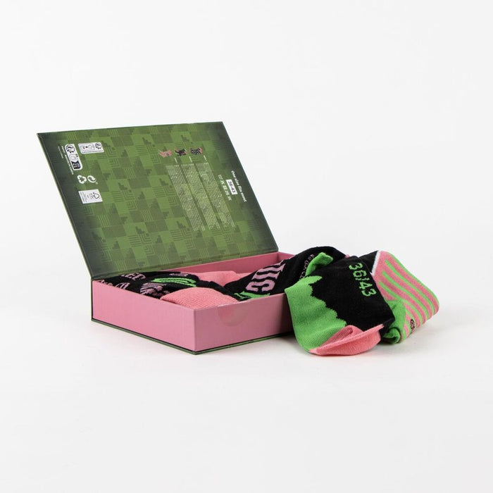 Wicked pack 3 adult socks-6