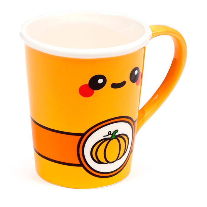 Foodiemals Latte pumpkin mug with lid 325ml-3