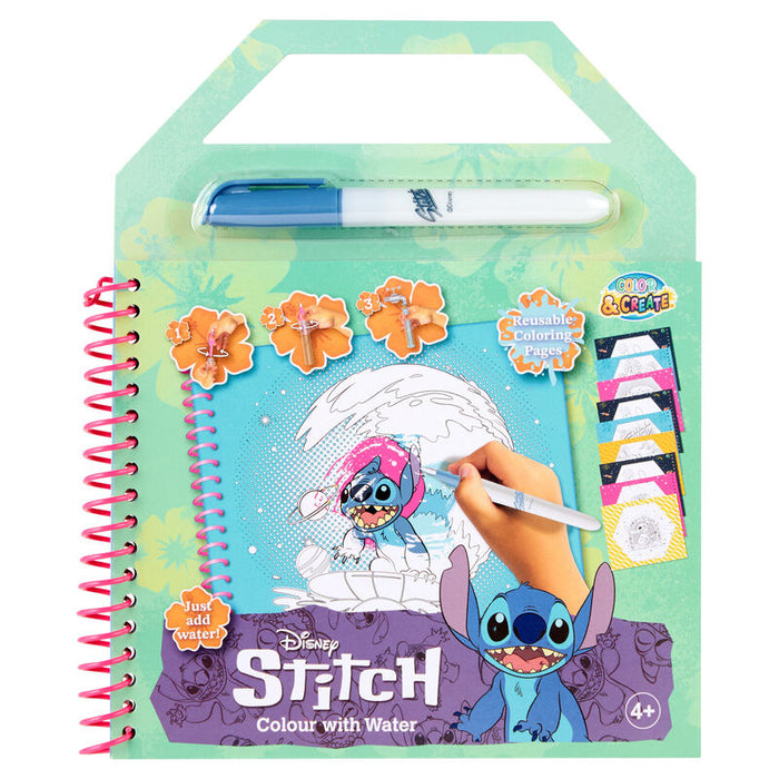 Disney Stitch Magic water painting book-1