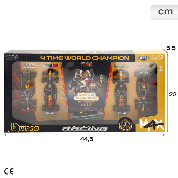 F1 Red Bull Championships metal pack 4 cars-5
