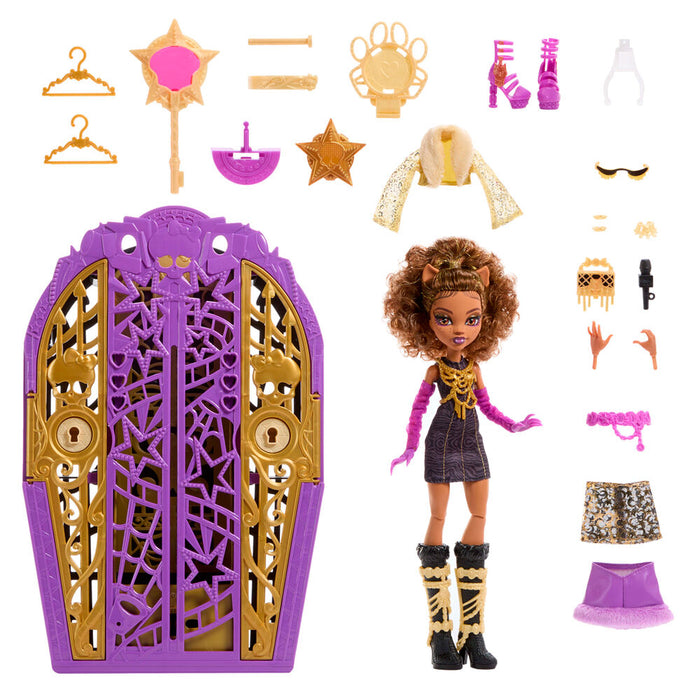 Monster High Skulltimate Secrets Hauntlywood Mysteries Clawdeen doll-2