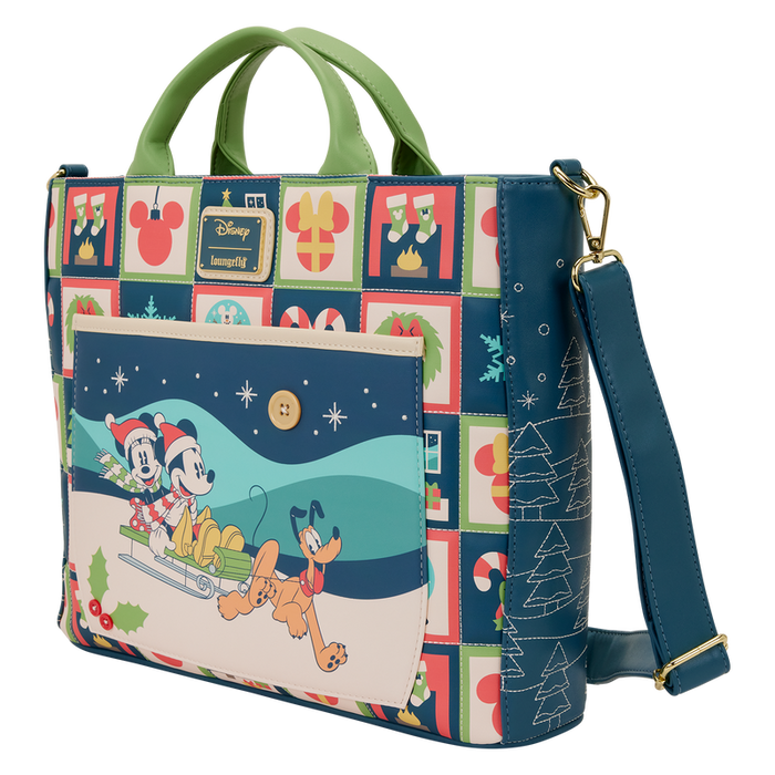 Loungefly Disney Mickey & Minnie Holiday bag backpack-2