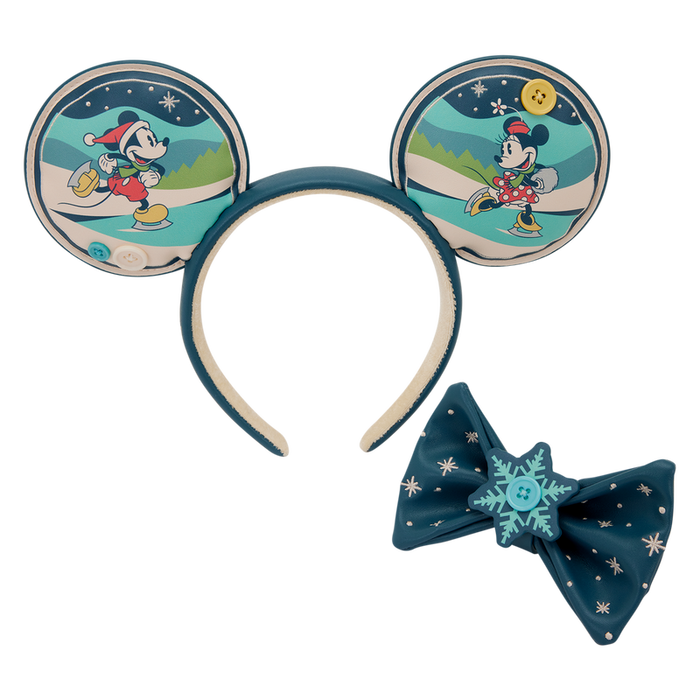 Loungefly Disney Mickey & Minnie Holiday headband-3