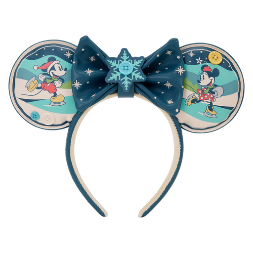 Loungefly Disney Mickey & Minnie Holiday headband-1