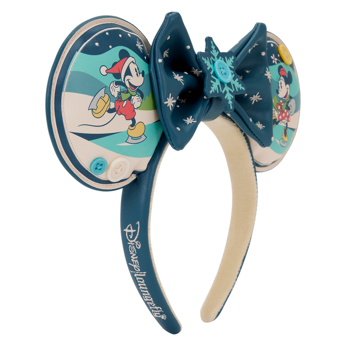 Loungefly Disney Mickey & Minnie Holiday headband-4