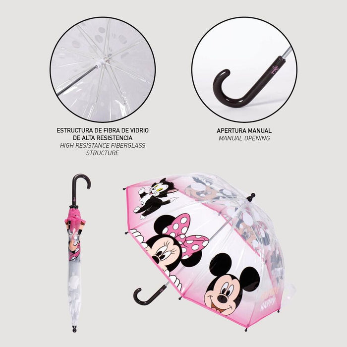 Disney Minnie bubble manual umbrella 45cm-3