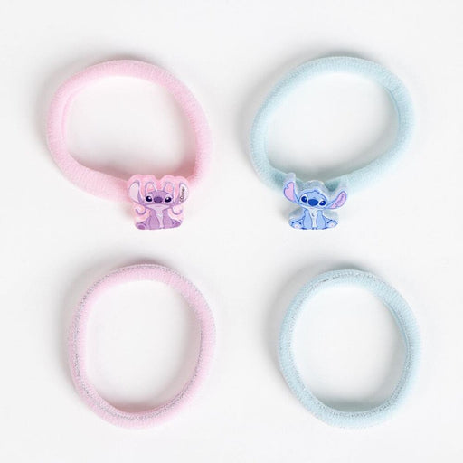 Disney Angel & Stitch set 4 scrunchies-1