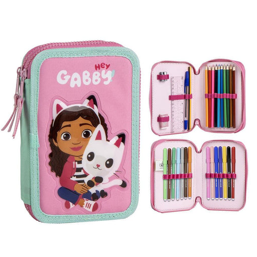 Gabbys Doll Huse double pencil case-1