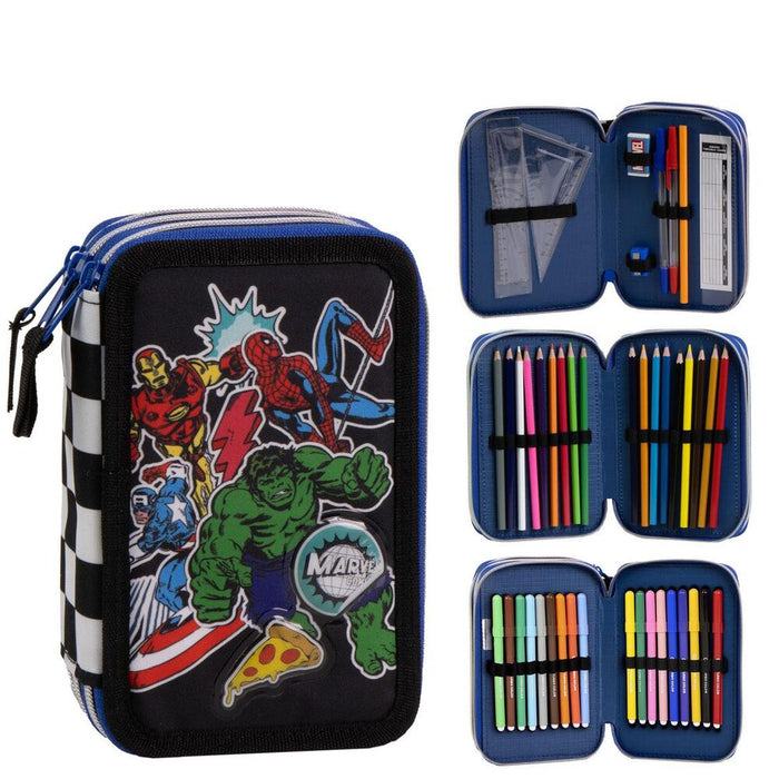 Marvel Avengers triple pencil case-2