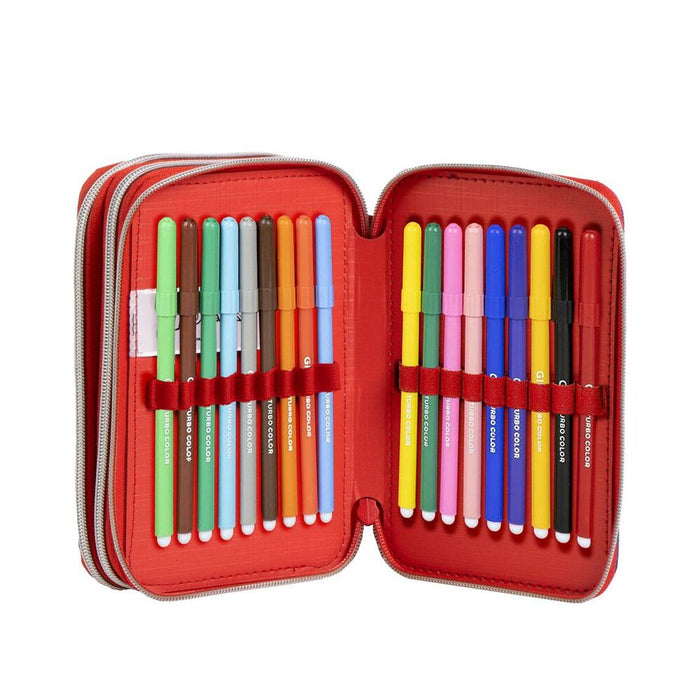 Marvel Spiderman triple pencil case-4