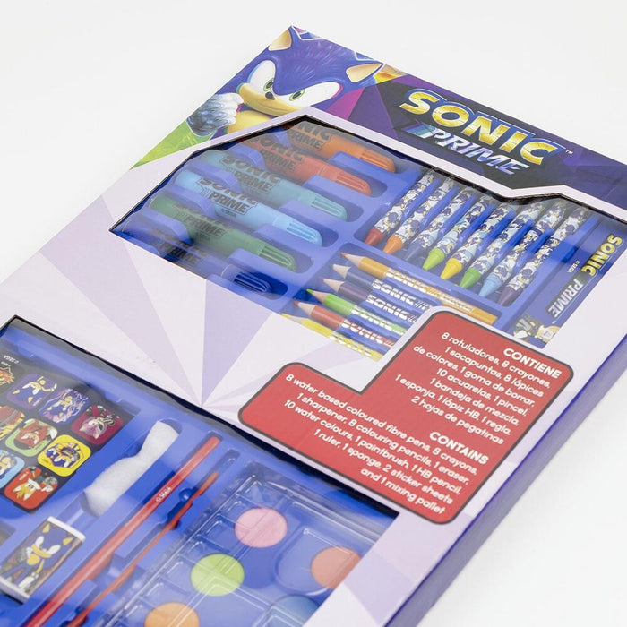 Sonic Prime Colouring stationery set-5