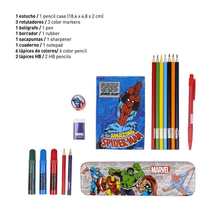 Marvel Colouring stationery set-2