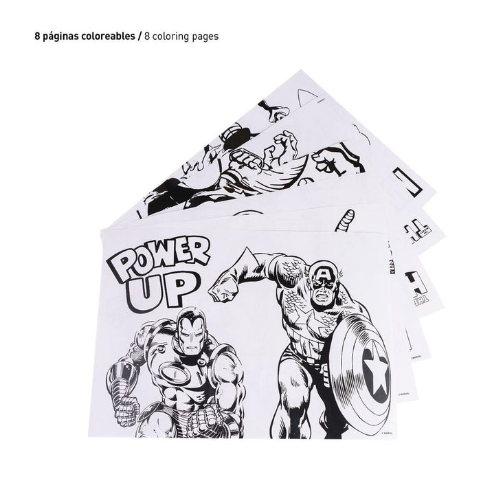 Marvel Colouring stationery set-3
