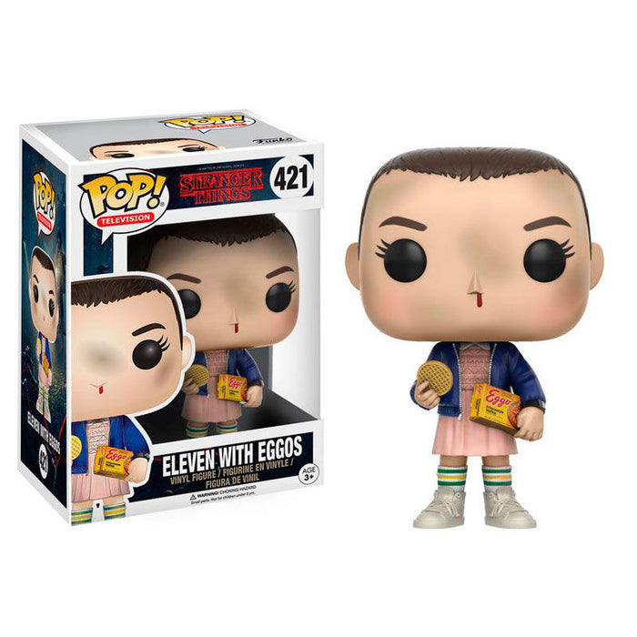 POP figure Stranger Things Eleven with Eggos-0