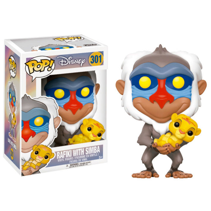 POP figure Disney The Lion King Rafiki with Simba-0