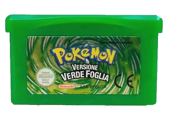 GameBoy Advance - Pokemon Leaf Green (ITA-Version) (MODUL) (GEBRAUCHT) - GBA (NEUSTART)
