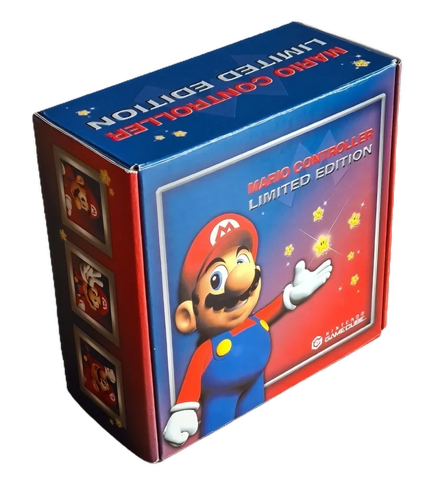 Brandneuer Nintendo Club Mario: Offizieller Nintendo GameCube-Controller in Originalverpackung, SELTEN! (NEU)