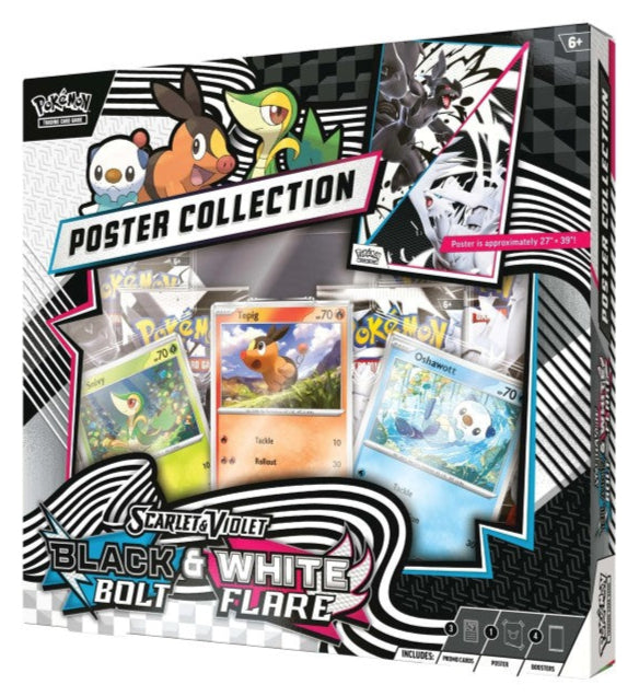 Pokémon SV10.5 Black Bolt & White Flare Poster Collection EN