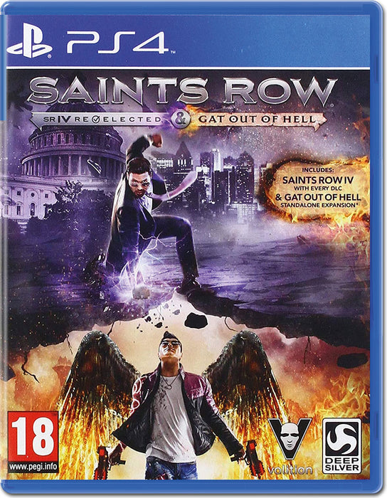 Saints Row 4: Re-Elected & Gat out of Hell (USED) - PS4 (RESTART)