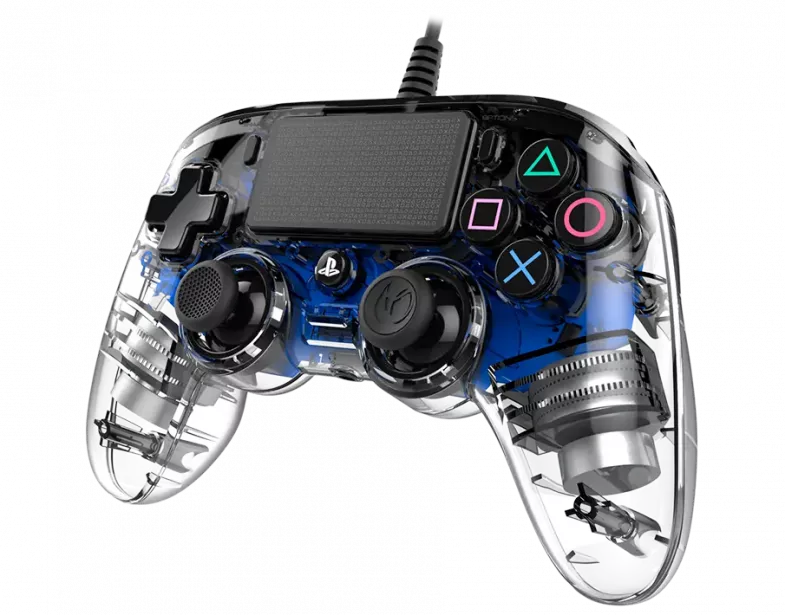 Wired Compact Controller Light Up #Blue (USED) - PS4 (RESTART)