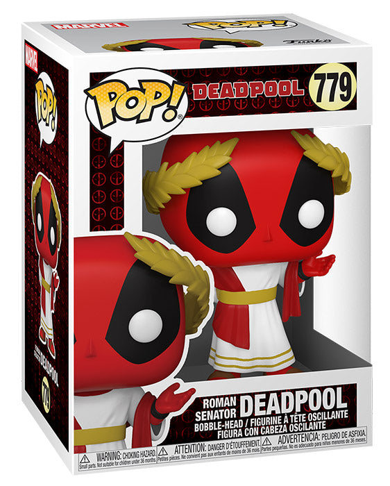 FUNKO POP Deadpool Roman Senator Deadpool Bobble 779