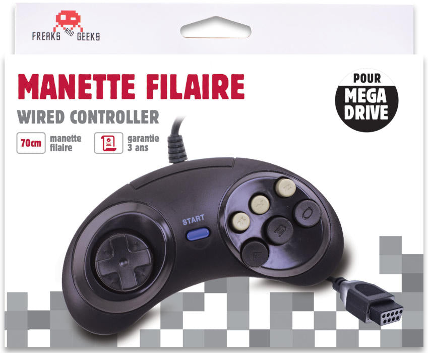 FREAKS Megadrive/Genesis/MasterSystem Wired Controller