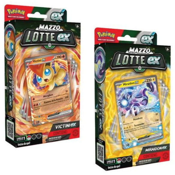 Pokemon ITA Mazzo Lotte Miraidon EX / Victini EX