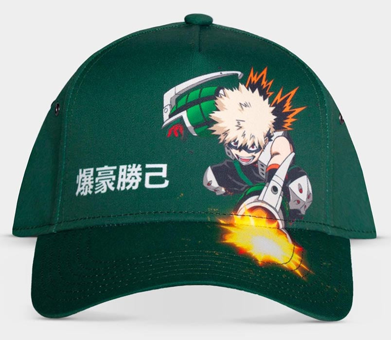 Kappe My Hero Academia Grün Bakugo