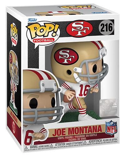 FUNKO POP NFL Legends San Francisco 49ers Joe Montana 216