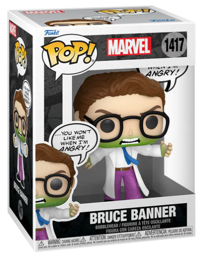 FUNKO POP Marvel Bruce Banner (Don't Make me Angry) 1417