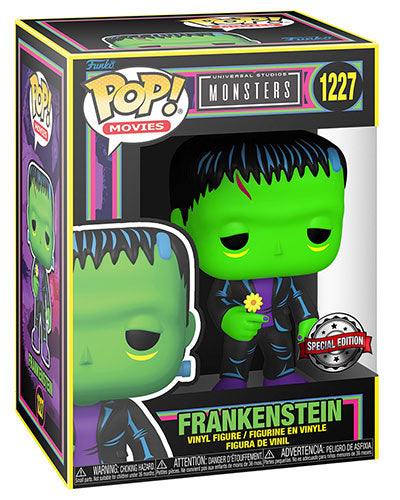 FUNKO POPS Monsters Universal Frankenstein Blacklight 1227