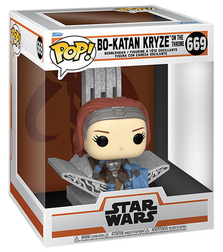 FUNKO POPS Star Wars The Mandalorian Bo-Katan w/Throne 669