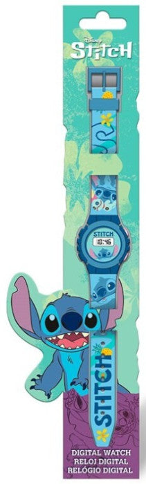 Orologio da Polso Digitale Disney Stitch Blu