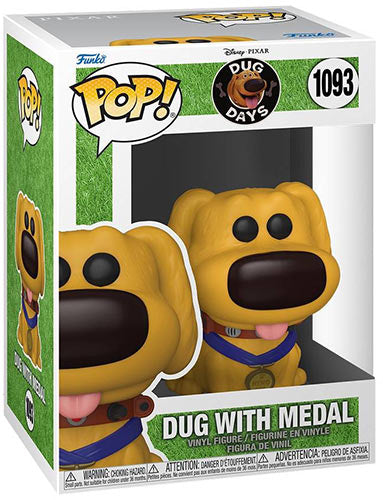 FUNKO POP Disney Dug Days Dug w/Medal 1093