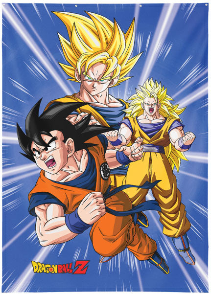Wall Decor Dragon Ball Z Goku Trasformation 125x85cm