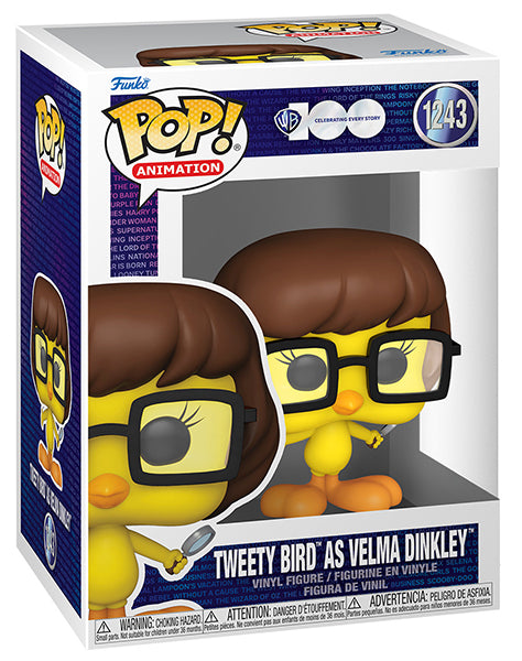 FUNKO POP Warner 100th Tweety Bird As Velma Dinkley 1243