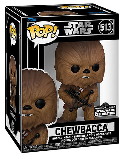 FUNKO POP Star Wars Chewbacca Bobble Galactic Exclusive 513