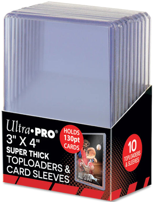ULTRA PRO Set Toploader Super Thick + Bustine Morbide 10pz