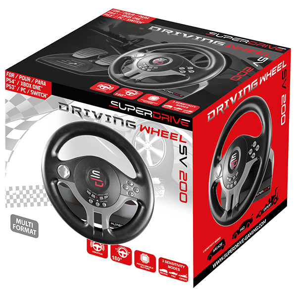 SUPERDRIVE Lenkrad SV 200 SWI/PC/PS4/XONE/PS3