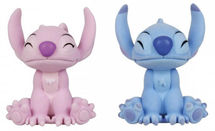 Disney Stitch & Angel Kissing Flocked