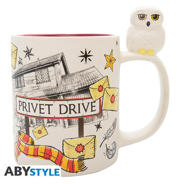 Harry Potter Hedwig & Privet Drive 3D Mug