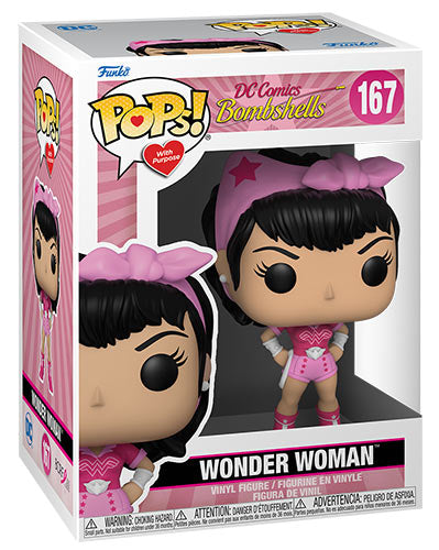FUNKO POP Breast Cancer Bombshells Wonder Woman 167