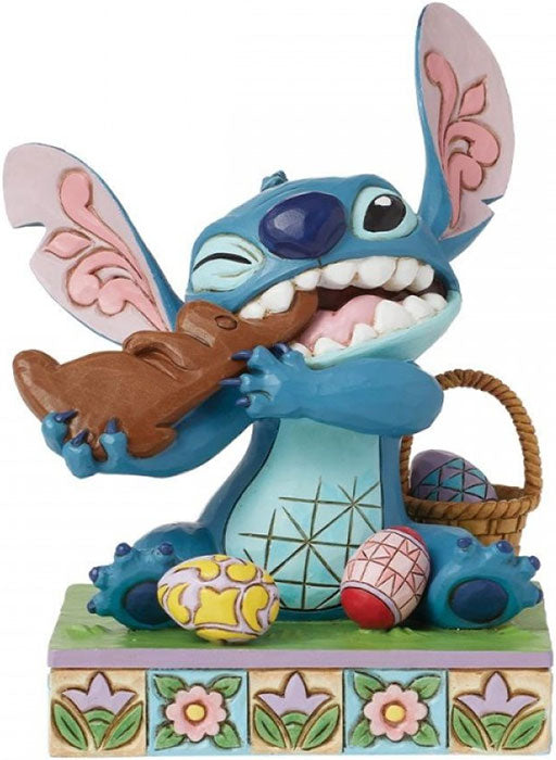 Disney Stitch isst Schokoladenhasen