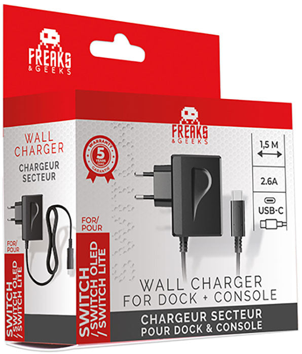 FREAKS SWITCH AC-Ladegerät für das V2 Dock